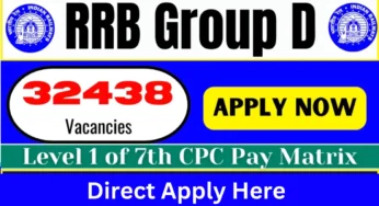 RRB Group D Recruitment 2025 – 32,438 Group D/ Level 1 Posts