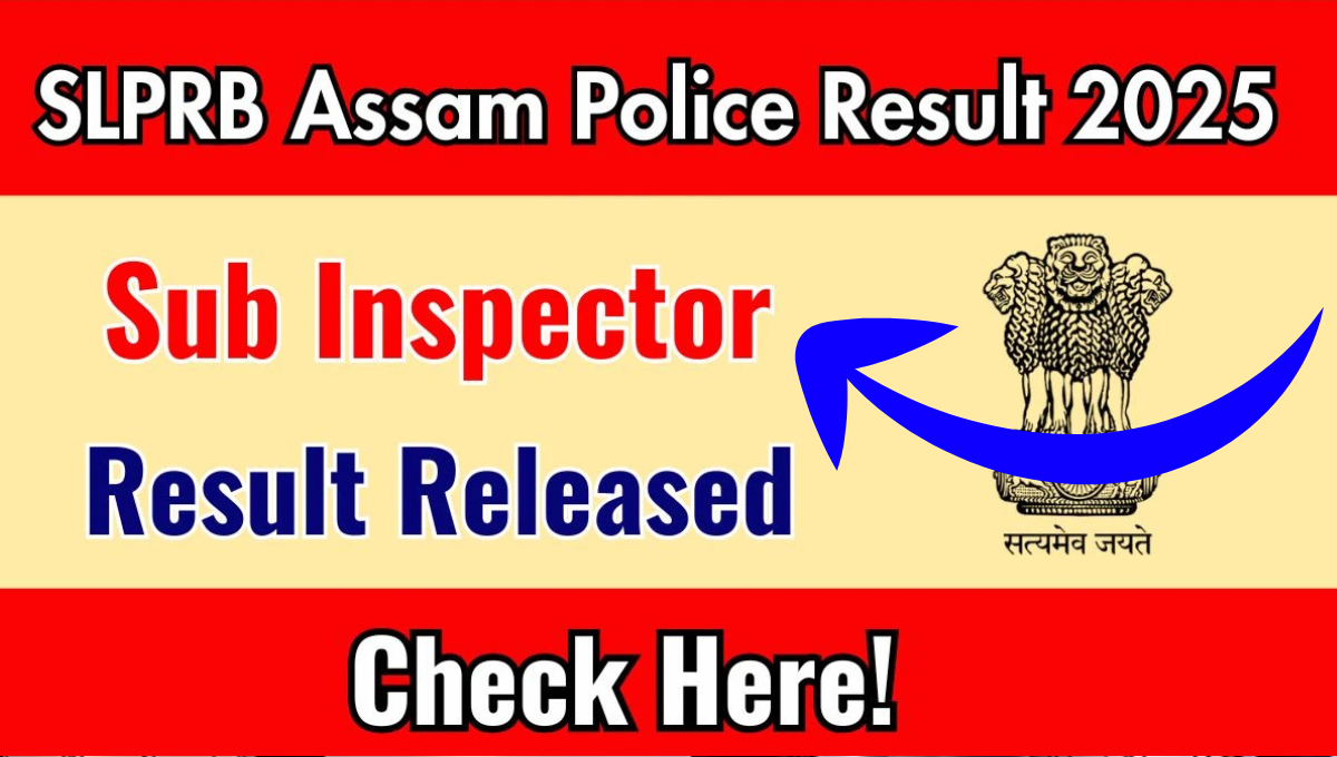 assam police si result 2025